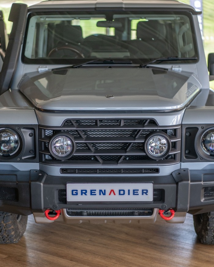 The INEOS Grenadier at Car Barn Beamish