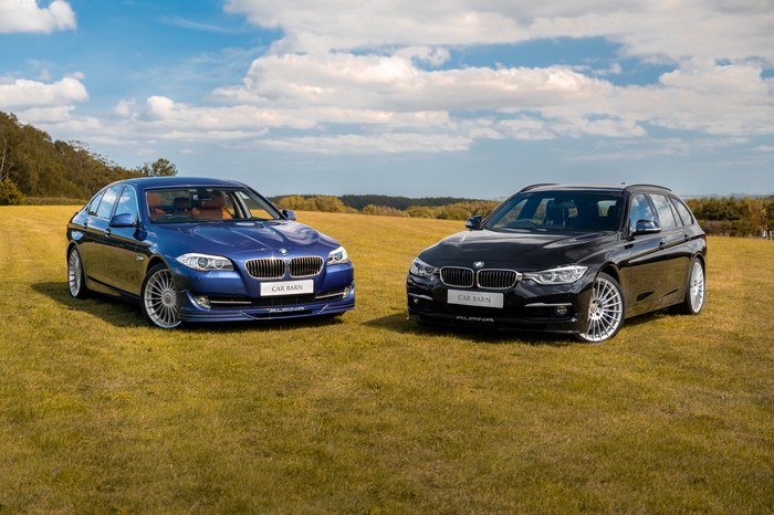 Two Alpinas at Car Barn