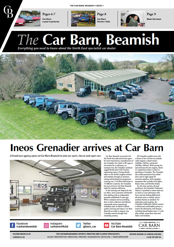 Car Barn, Beamish Newspaper - Issue 1